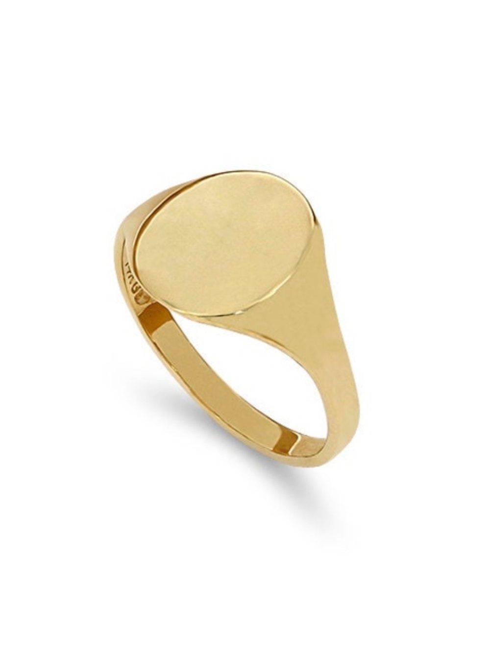 14K Gold Signet Pinky Ring Brand New Size 2